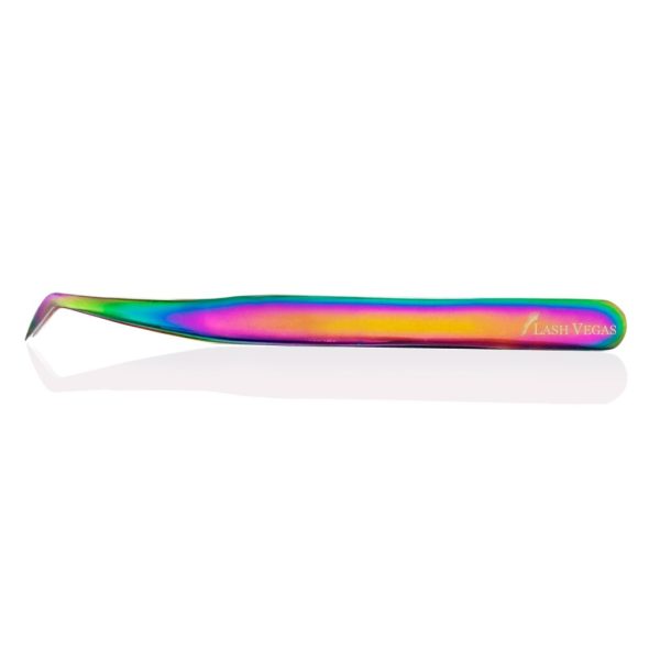 90° Russian Volume Tweezers (12cm) - Multi-colour