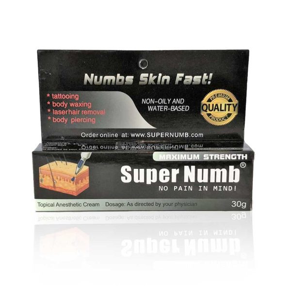 Super Numb® Topical Anaesthetic Numbing Cream 30g